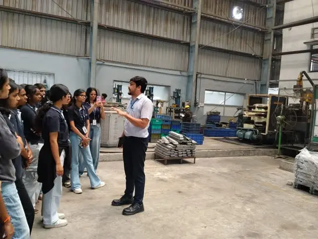 Students of AMC College of Commerce and Management on an industrial visit, 25th March 2026.