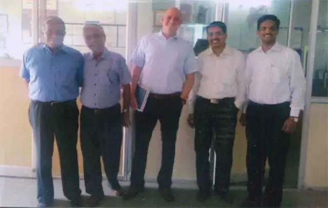 Mr. Daniel Letzguz, Director Corporate Purchasing, PRETTL Beteiligungs Holding GmbH & Mr. Vasan Ramasubramaniyam, MD & CEO, PRETTL India Pvt. Ltd., visiting DPS in April 2015.