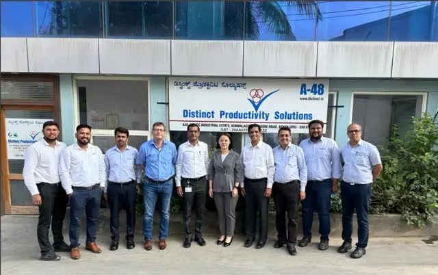 Visit of Mrs. Linlin Luan (DC/PUR-AP), Purchasing Head Asia Pacific & Mr. Ramabhadran (DC/PUR-IN & IN1), Purchasing Head – India, Bosch Rexroth India Pvt. Ltd., on 19th December 2023.